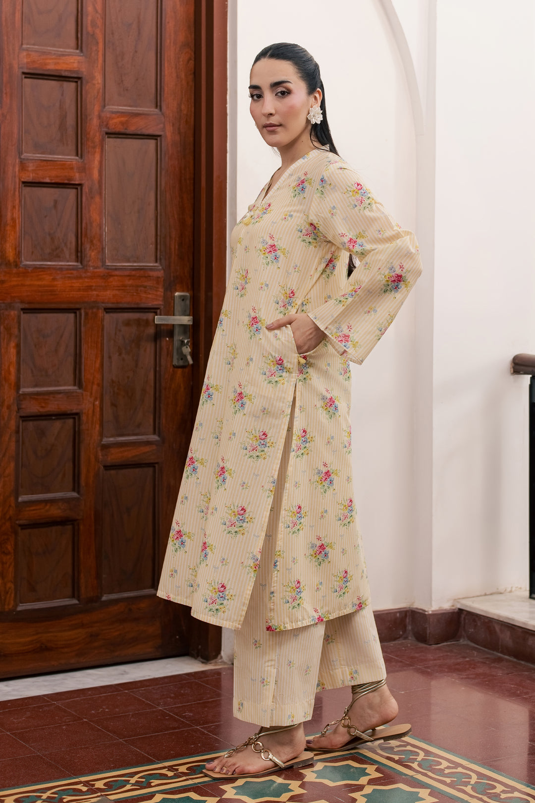 Sid 2Pc - Printed Lawn Dress