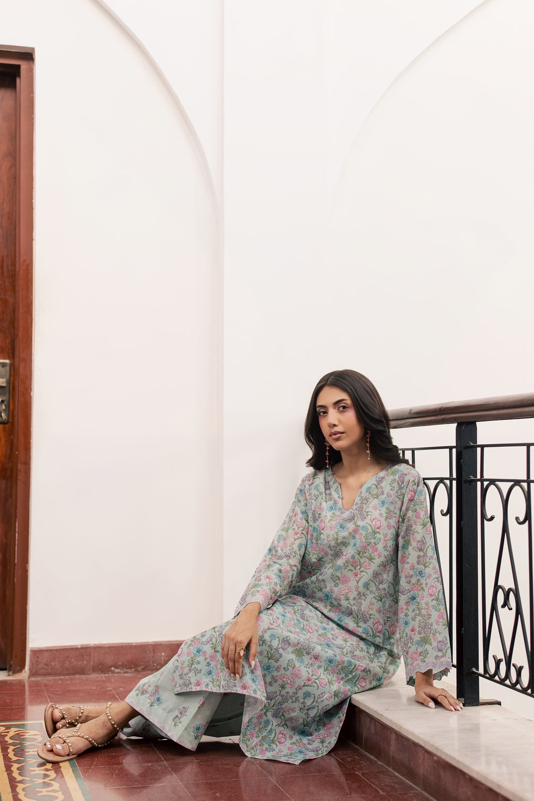 Snowy 2Pc - Printed Lawn Dress