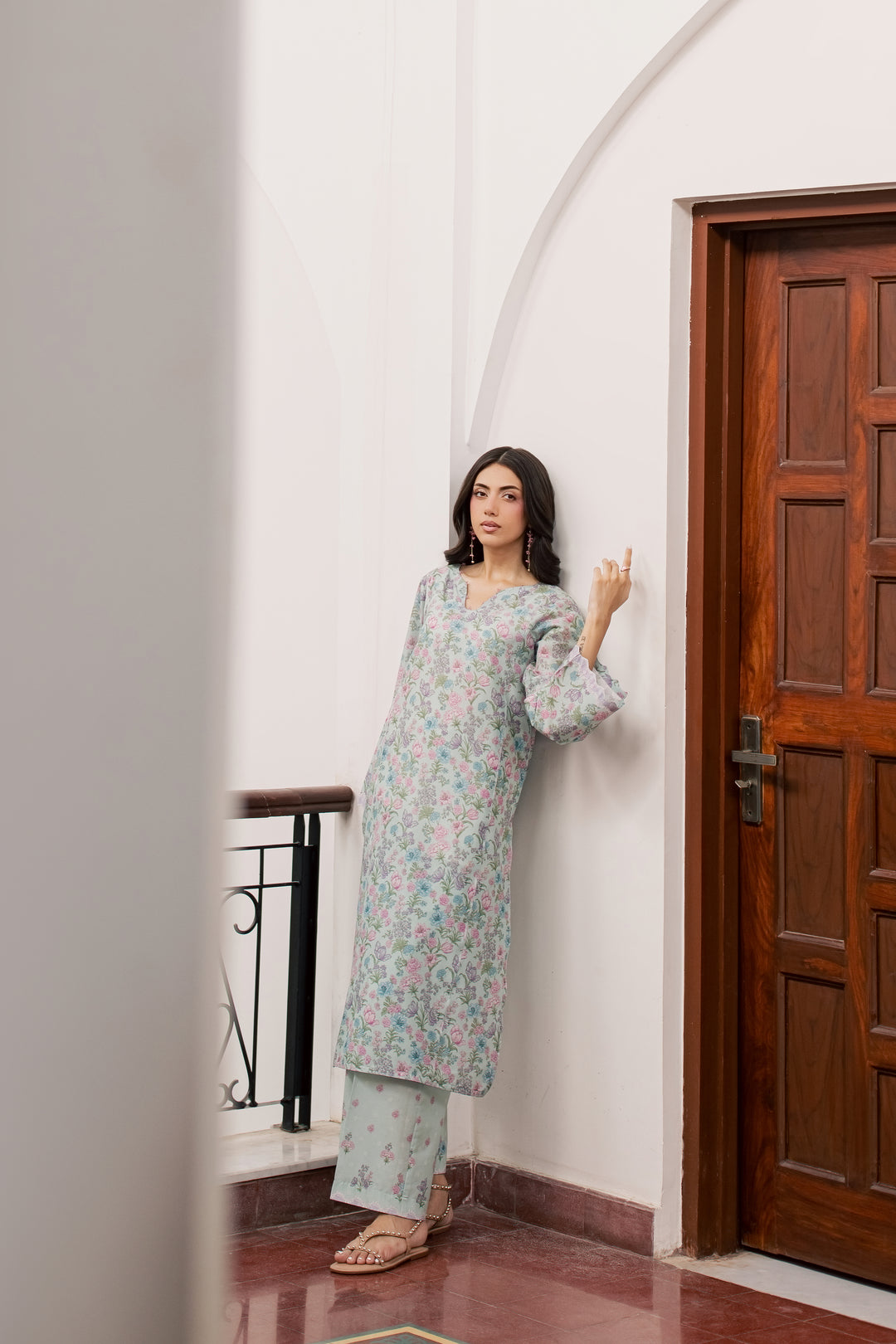 Snowy 2Pc - Printed Lawn Dress