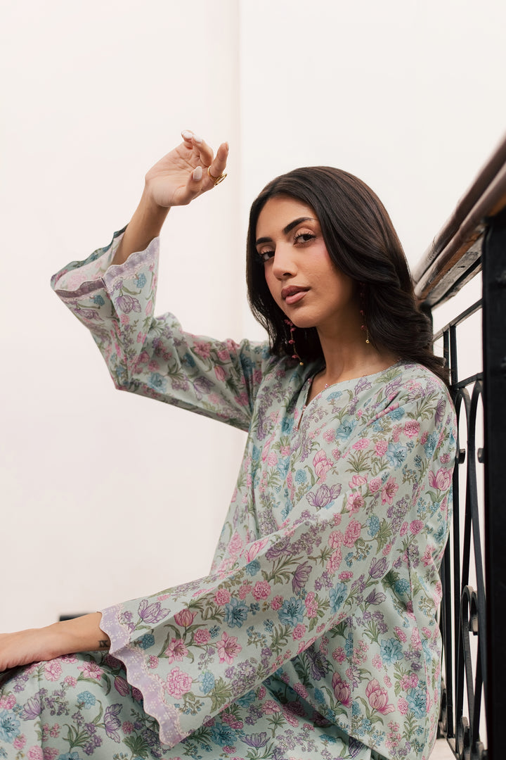 Snowy 2Pc - Printed Lawn Dress