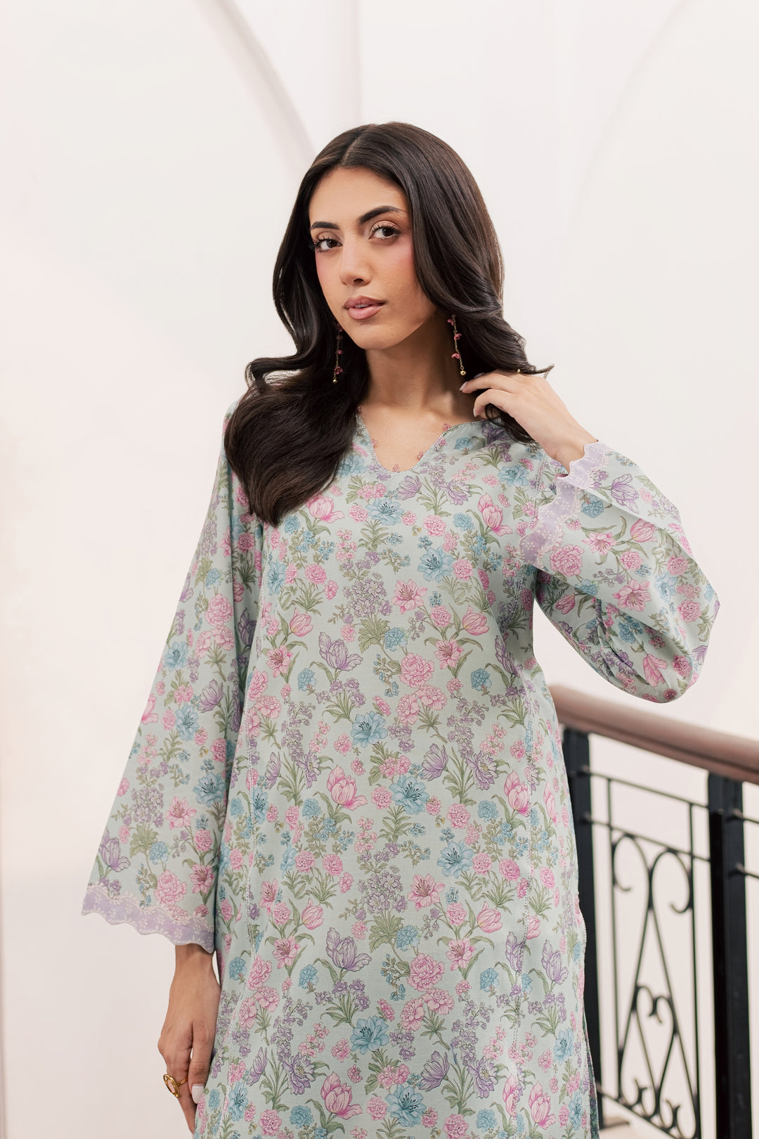 Snowy 2Pc - Printed Lawn Dress