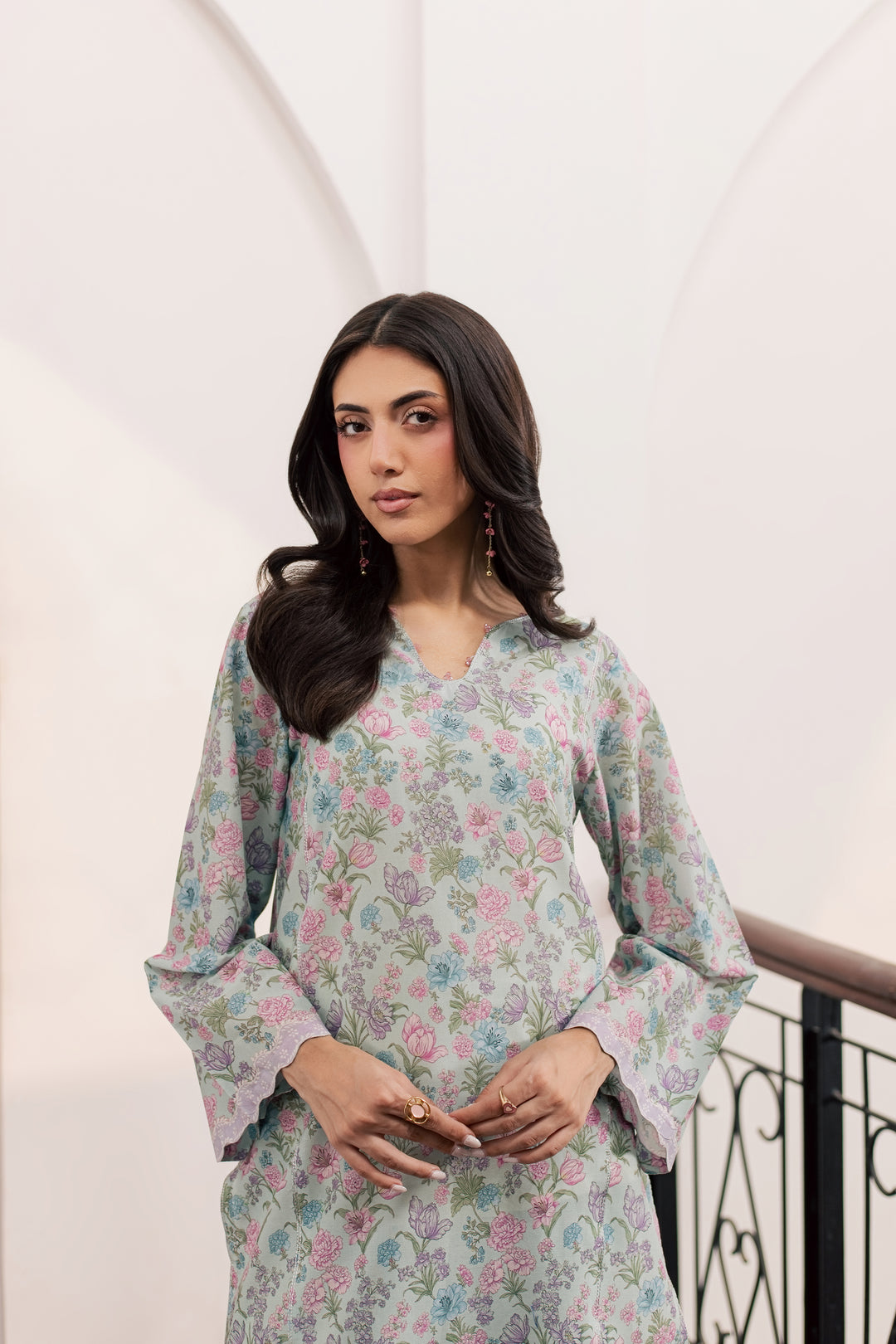 Snowy 2Pc - Printed Lawn Dress