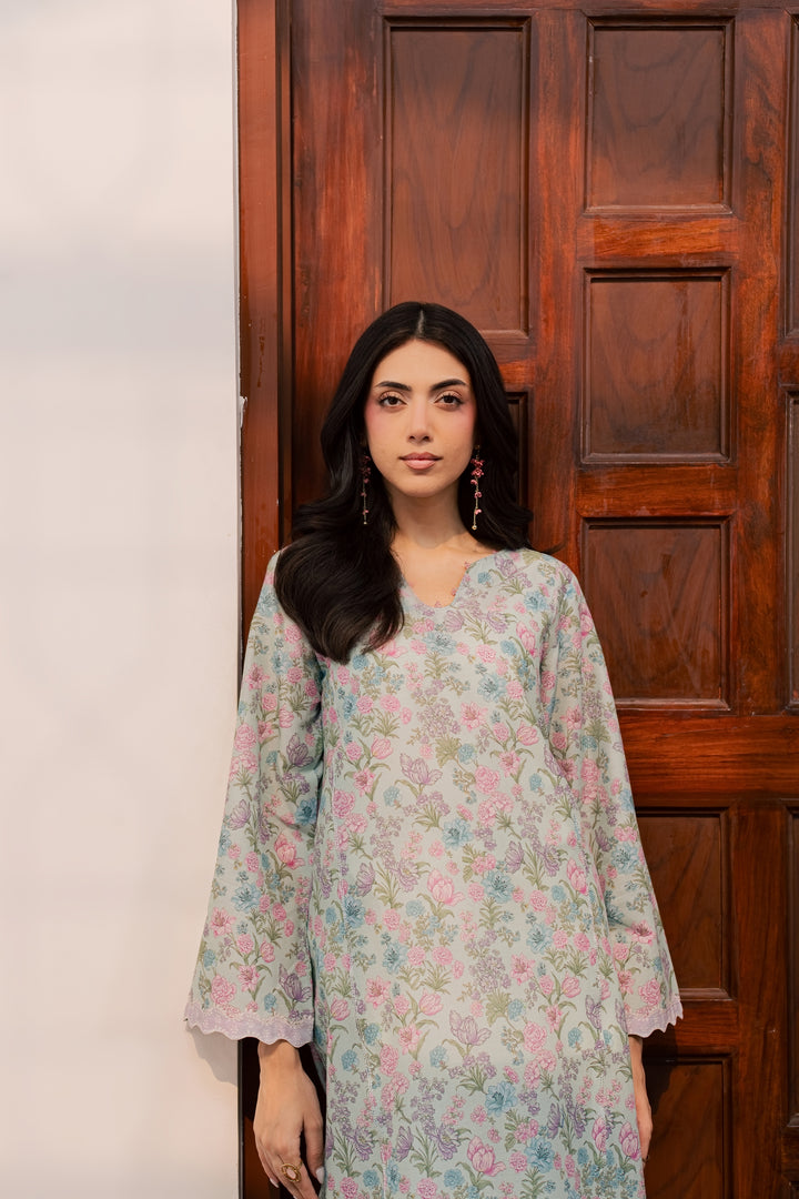 Snowy 2Pc - Printed Lawn Dress
