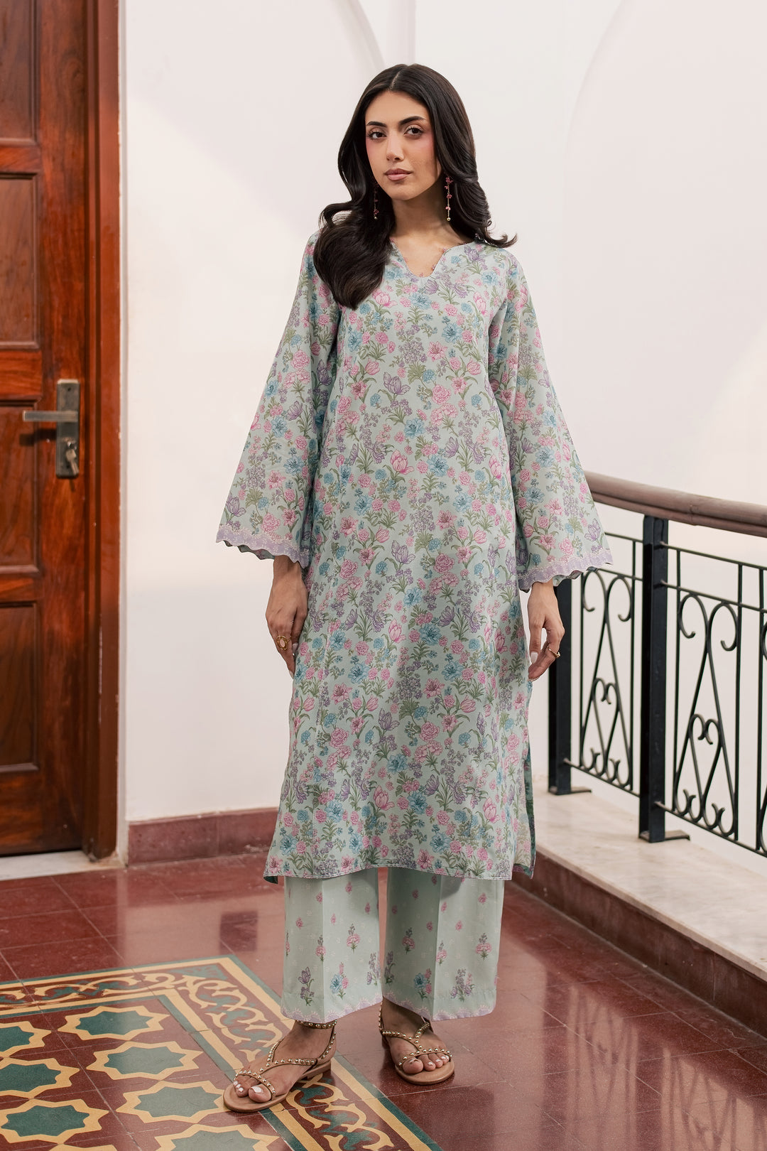 Snowy 2Pc - Printed Lawn Dress