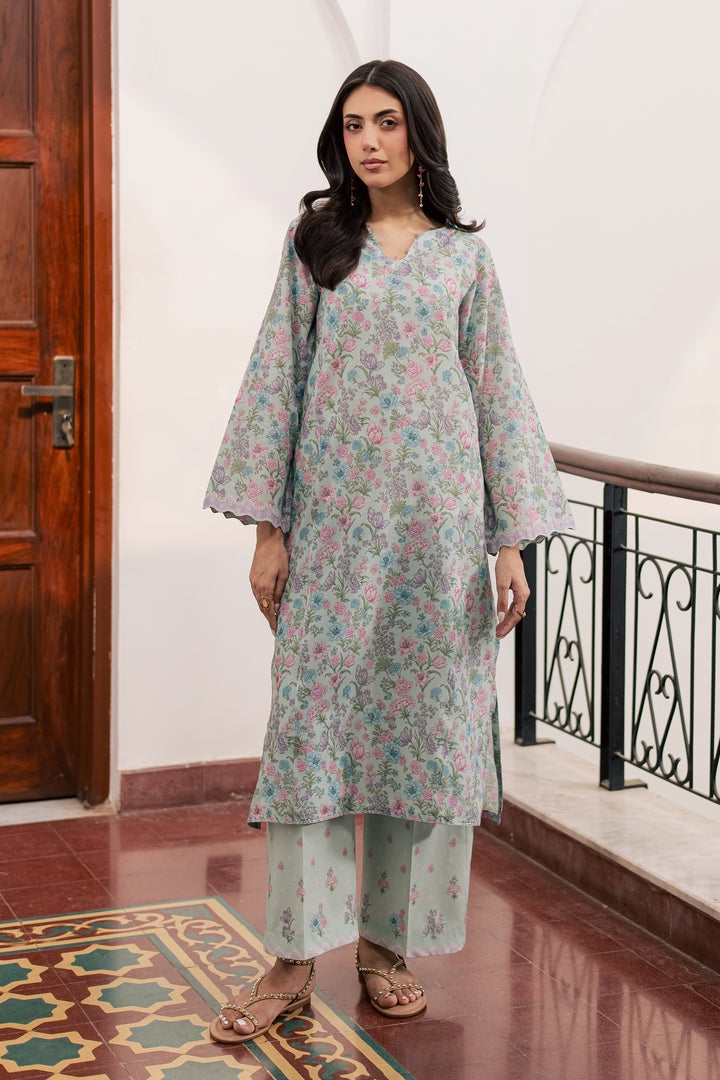 Snowy 2Pc - Printed Lawn Dress