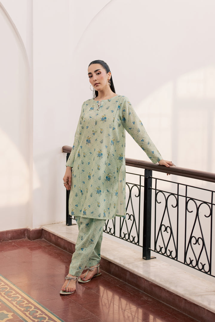 Natalia 2Pc - Printed Lawn Dress