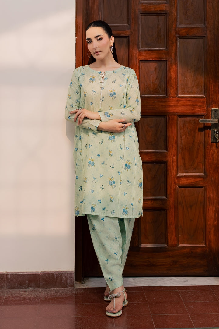 Natalia 2Pc - Printed Lawn Dress