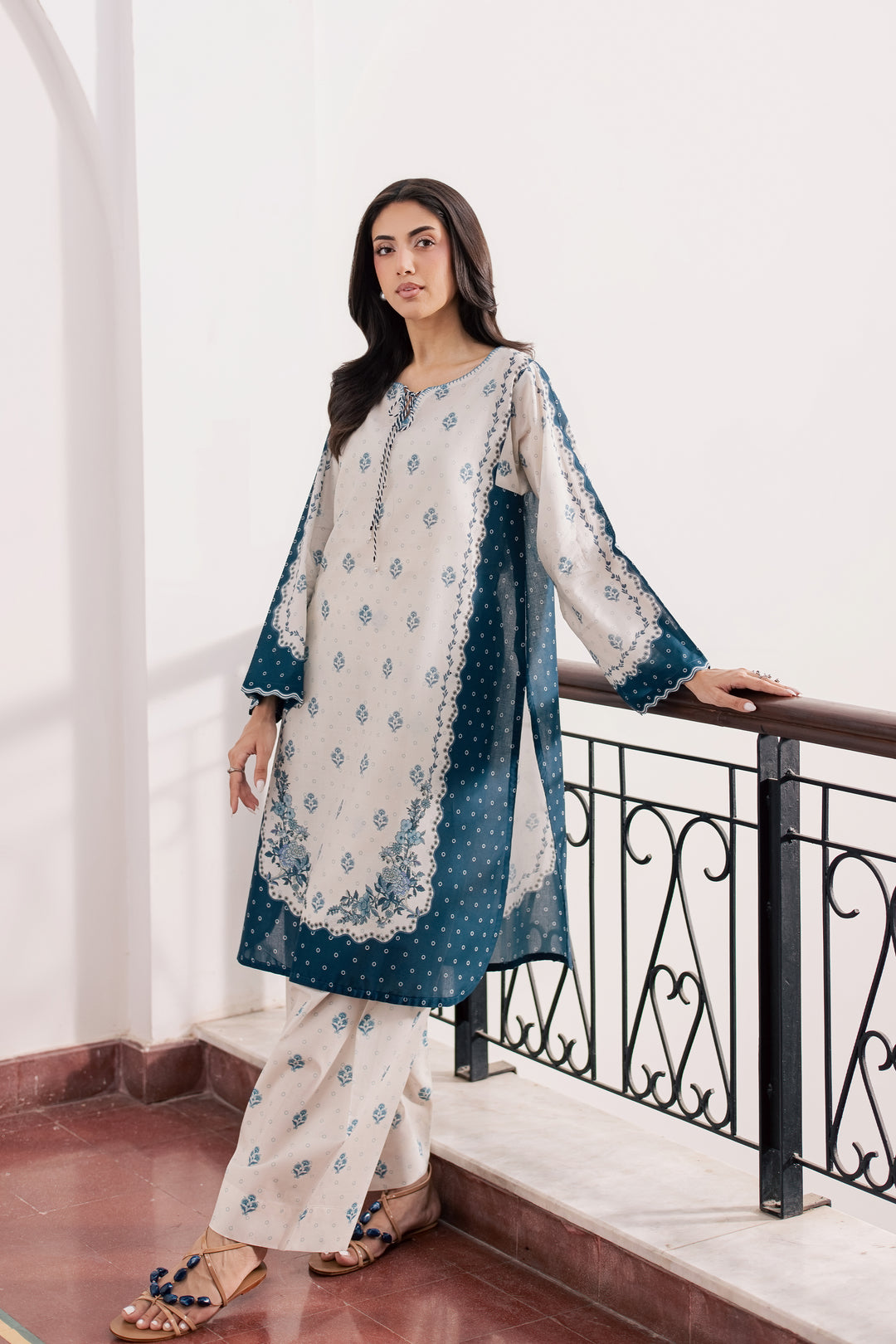 Aura 2Pc - Printed Lawn Dress