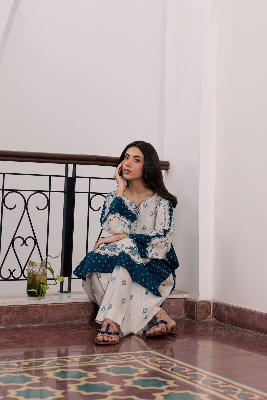 Aura 2Pc - Printed Lawn Dress