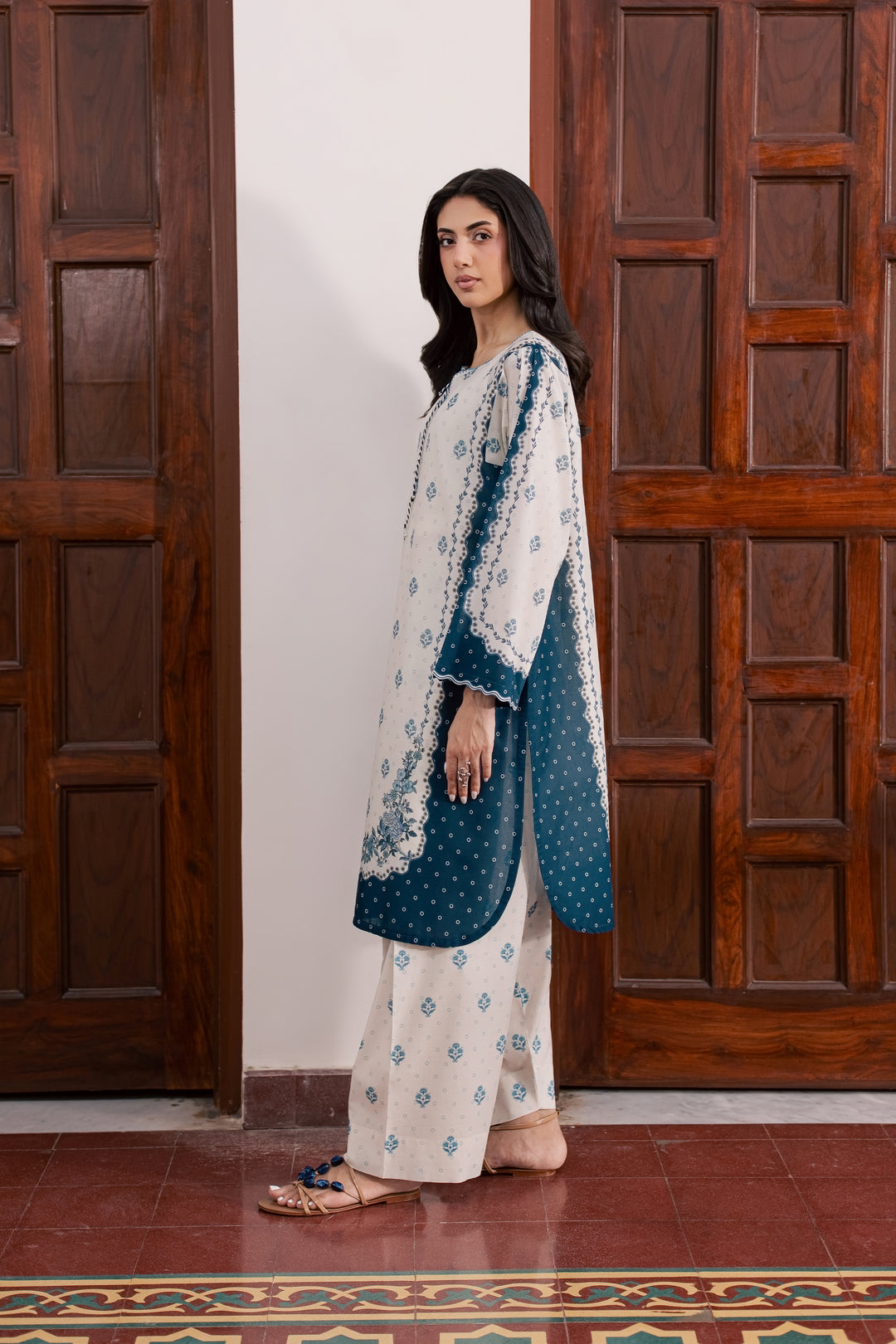 Aura 2Pc - Printed Lawn Dress
