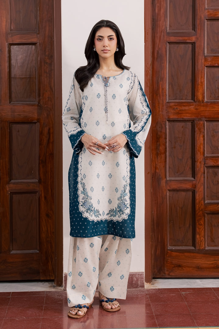 Aura 2Pc - Printed Lawn Dress