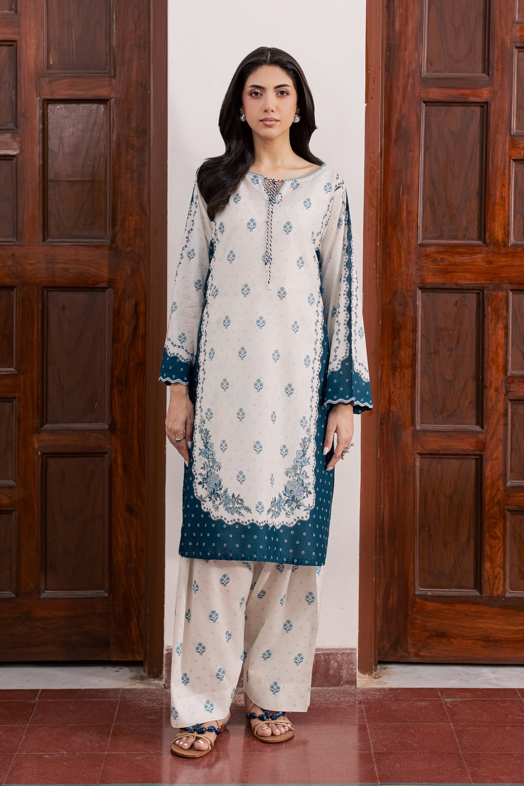 Aura 2Pc - Printed Lawn Dress