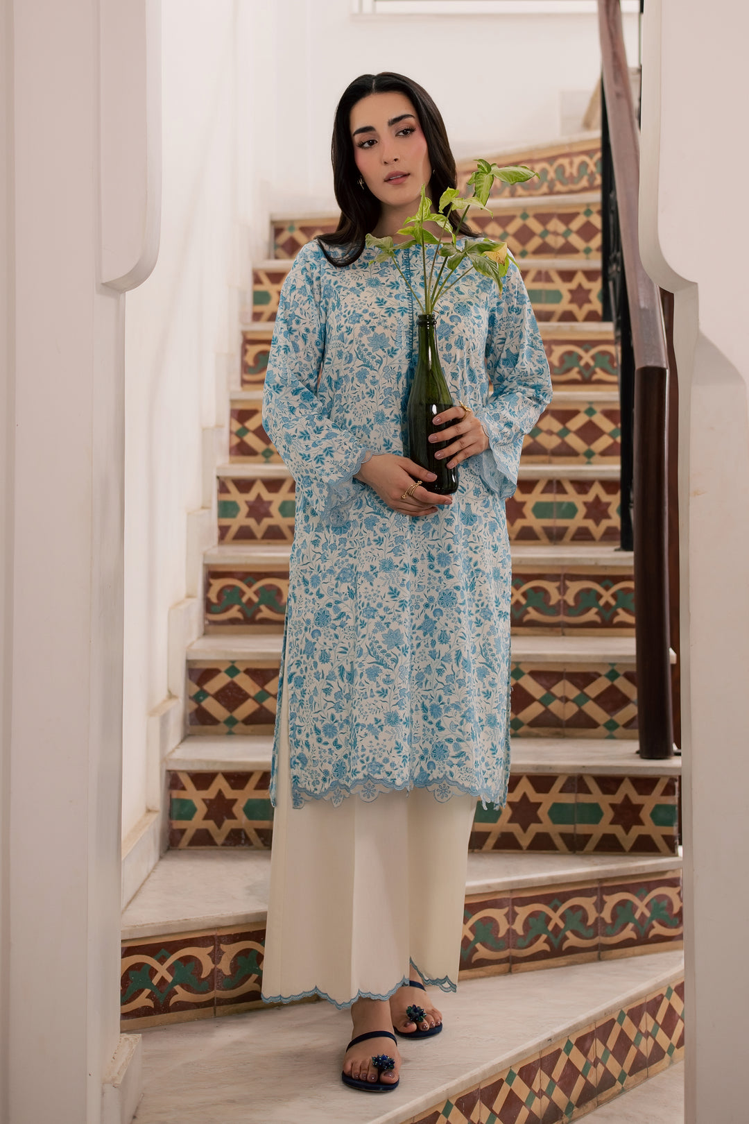 Nooran 2Pc - Printed Lawn Dress