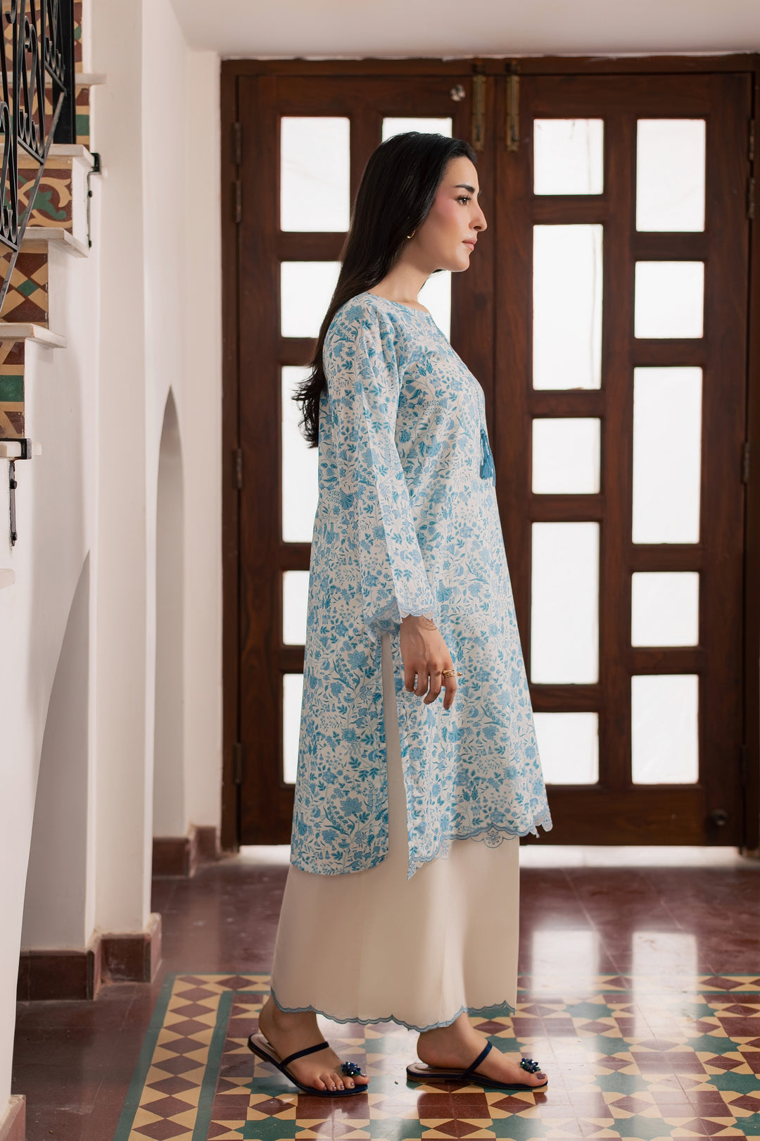 Nooran 2Pc - Printed Lawn Dress