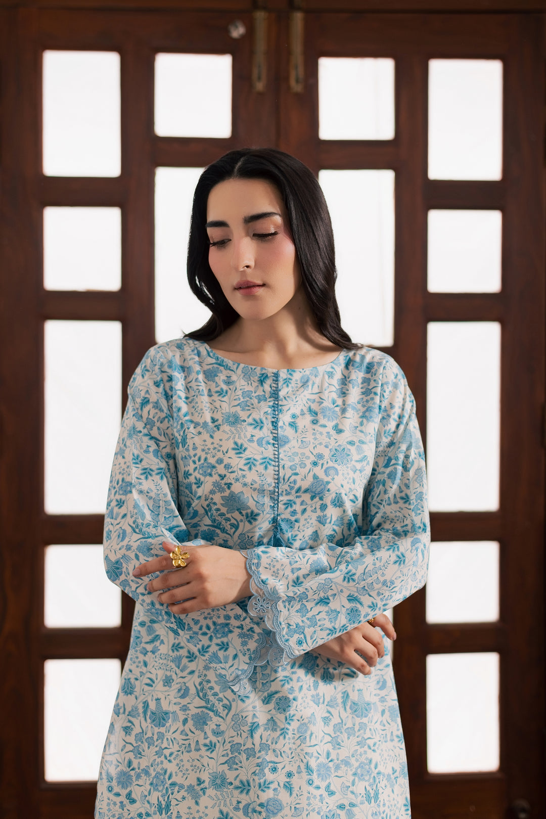 Nooran 2Pc - Printed Lawn Dress