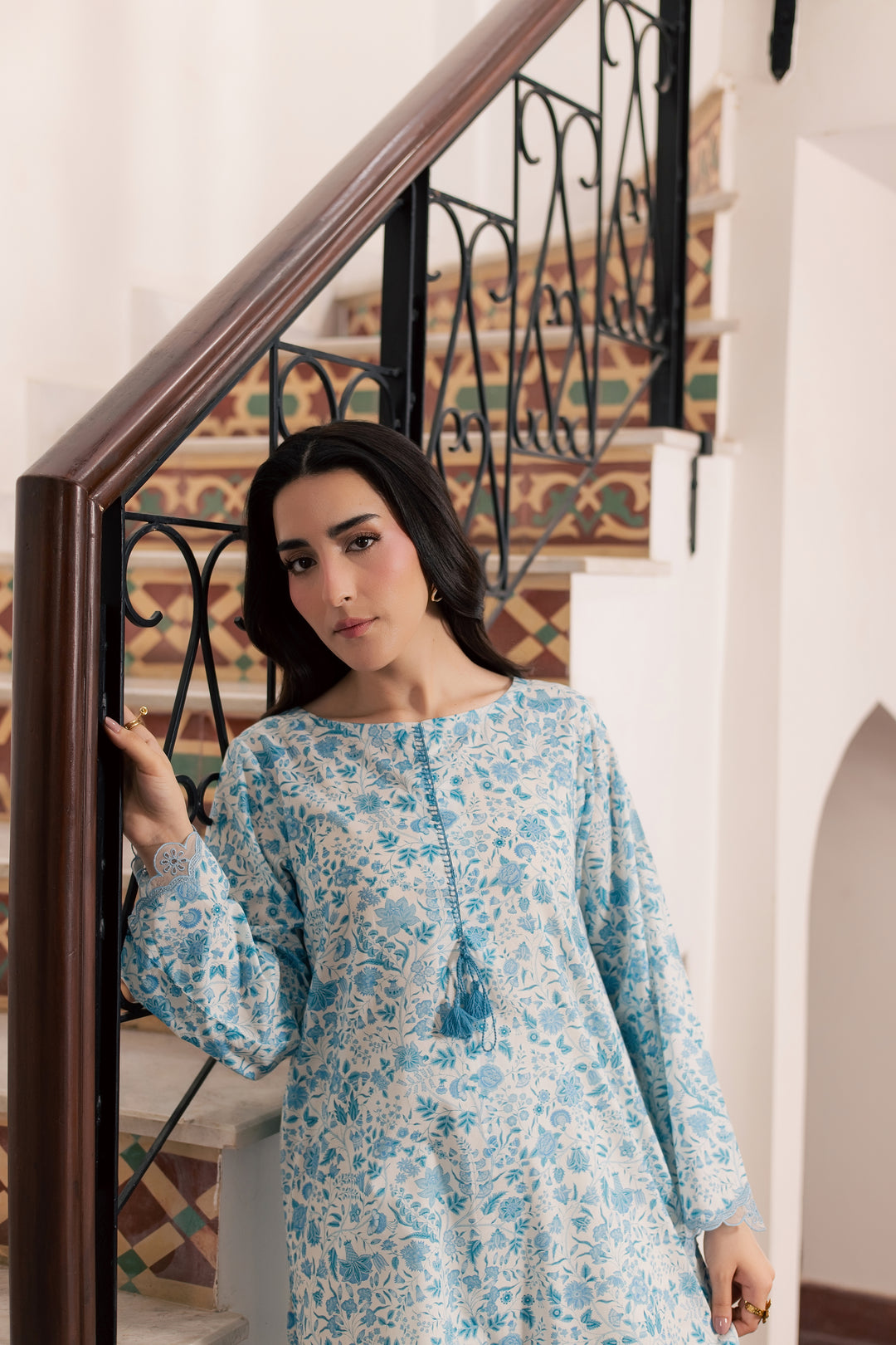 Nooran 2Pc - Printed Lawn Dress