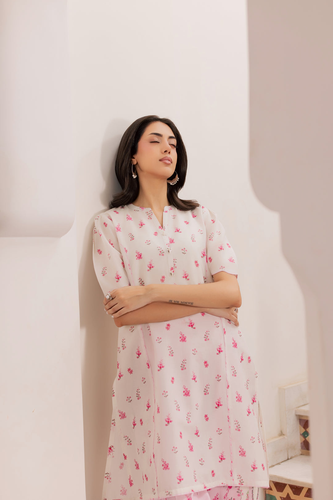 Biscoff 2Pc - Printed Lawn Dress