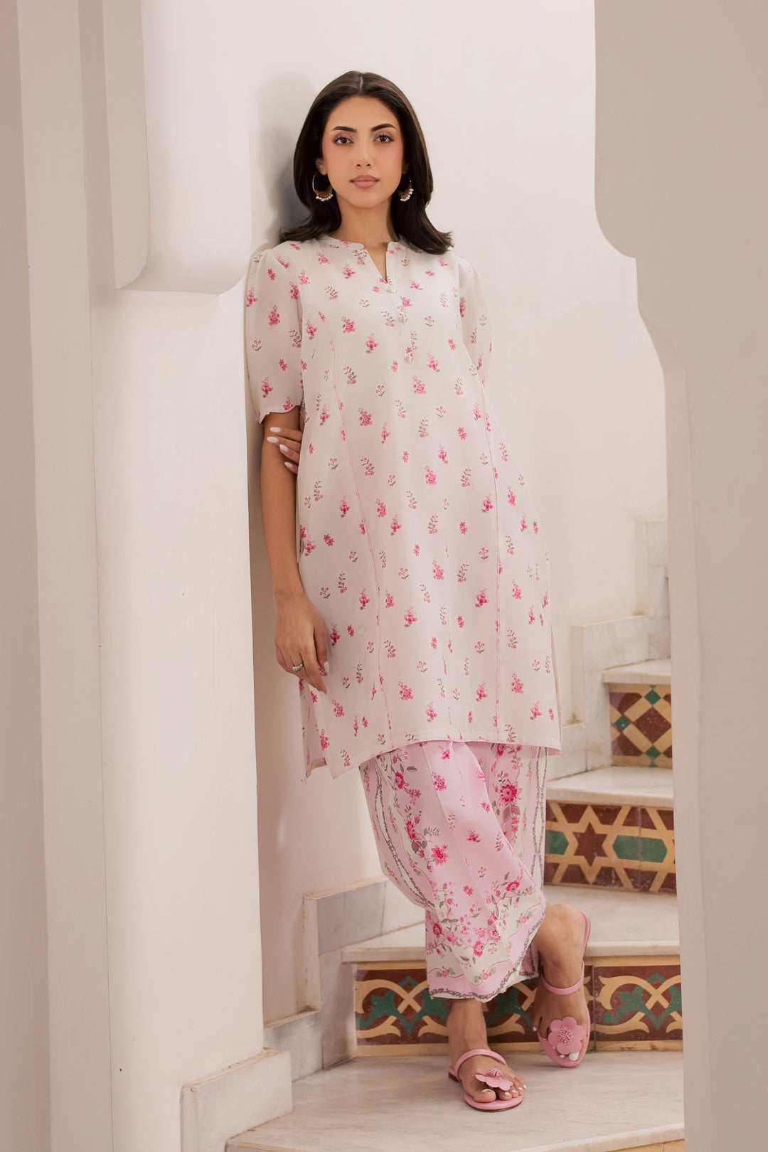 Biscoff 2Pc - Printed Lawn Dress