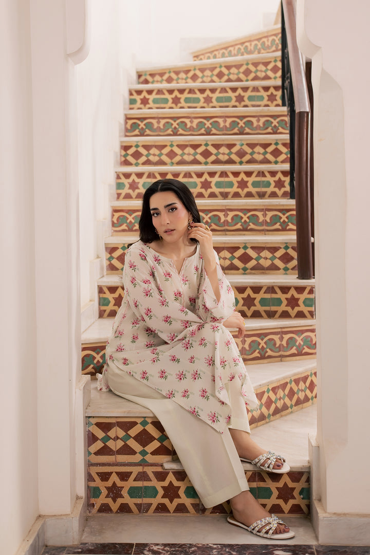 Yugioh 2Pc - Printed Lawn Dress