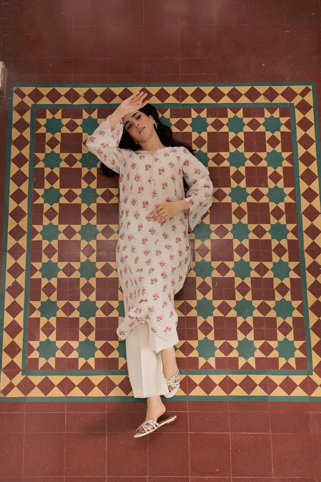 Yugioh 2Pc - Printed Lawn Dress