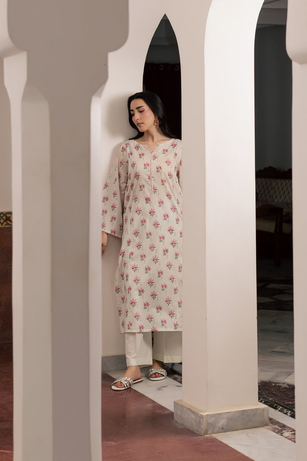 Yugioh 2Pc - Printed Lawn Dress