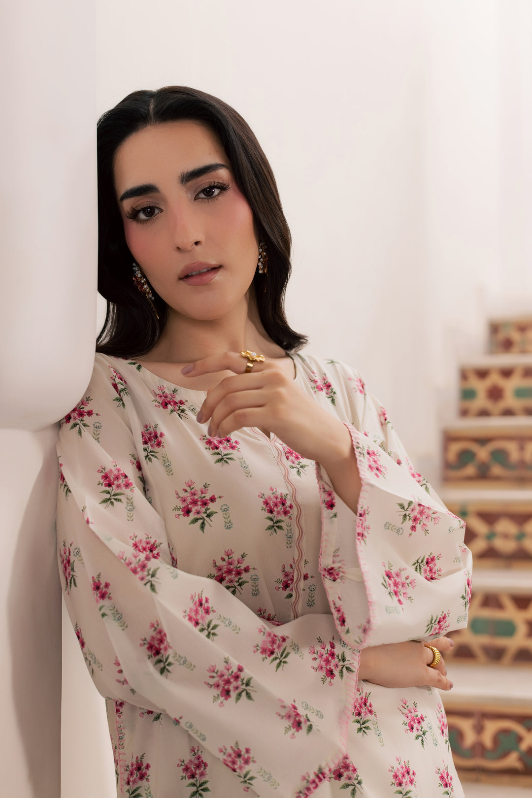 Yugioh 2Pc - Printed Lawn Dress