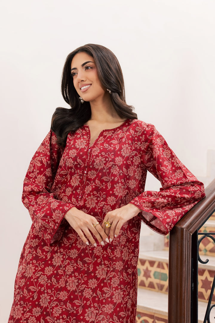 Scooby 2Pc - Printed Lawn Dress
