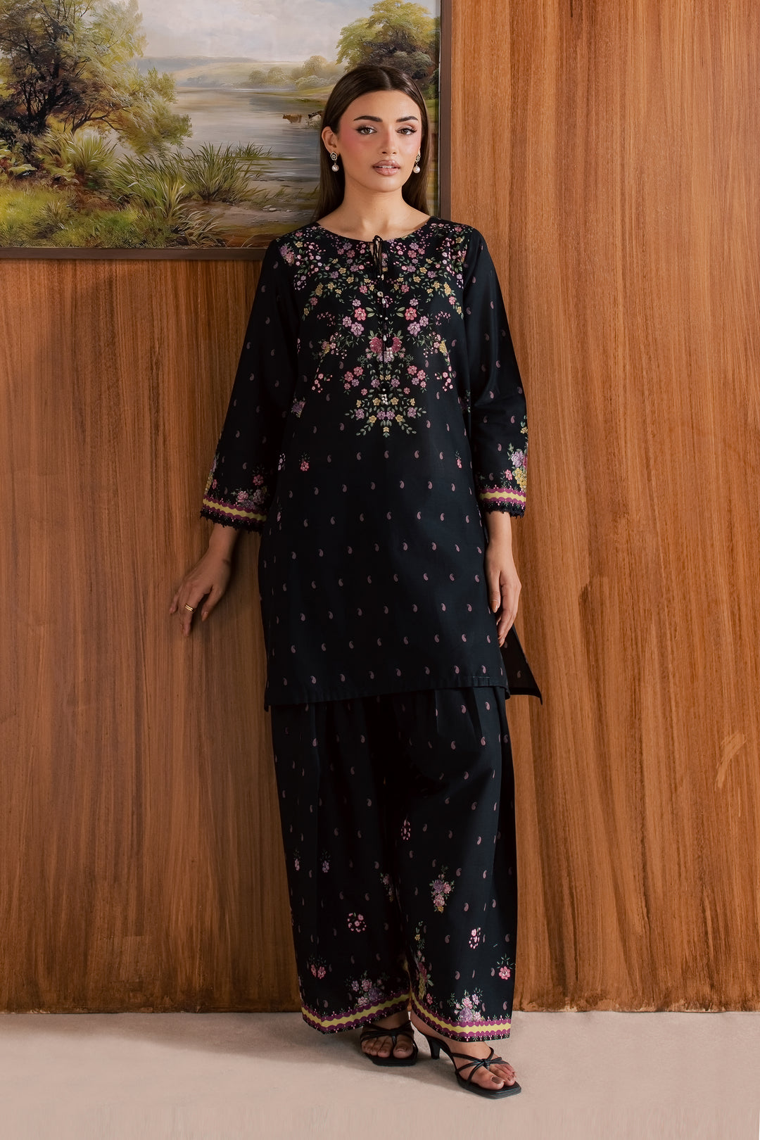 Darcy 2Pc - Printed Lawn Dress