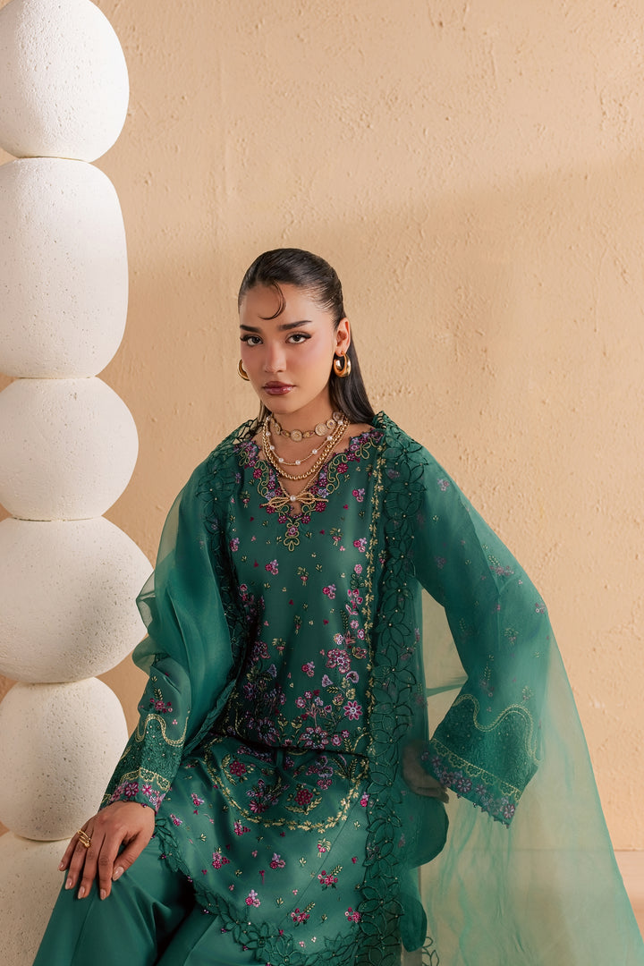 Marvi 3Pc - Festive Embroidered Lawn