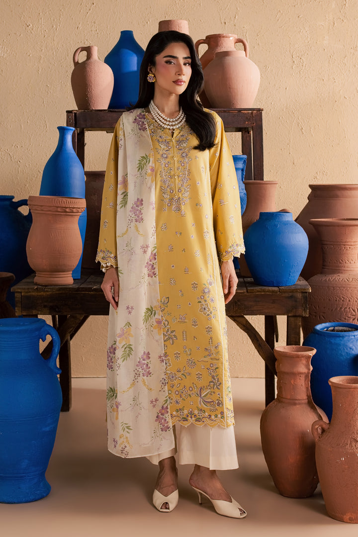 Miren 3Pc - Festive Embroidered Lawn