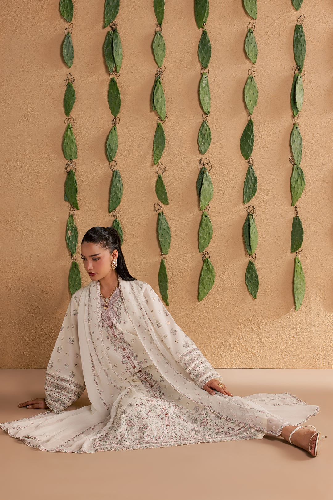 Manon 3Pc - Luxury Embroidered Lawn