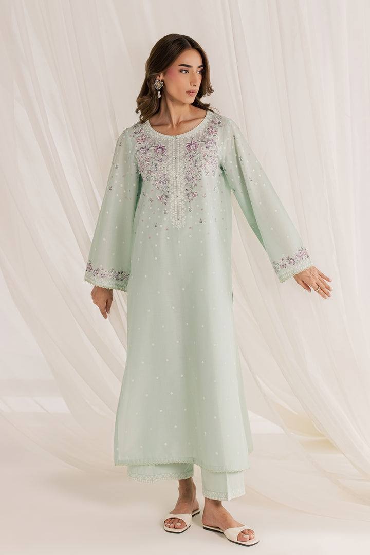 Pearl Harbor 2Pc - Embroidered Lawn Dress