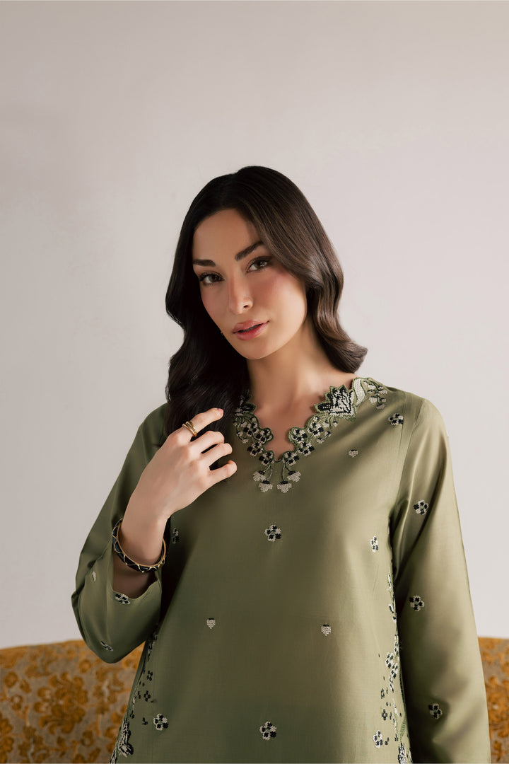 Nazni 2Pc - Embroidered Lawn Dress