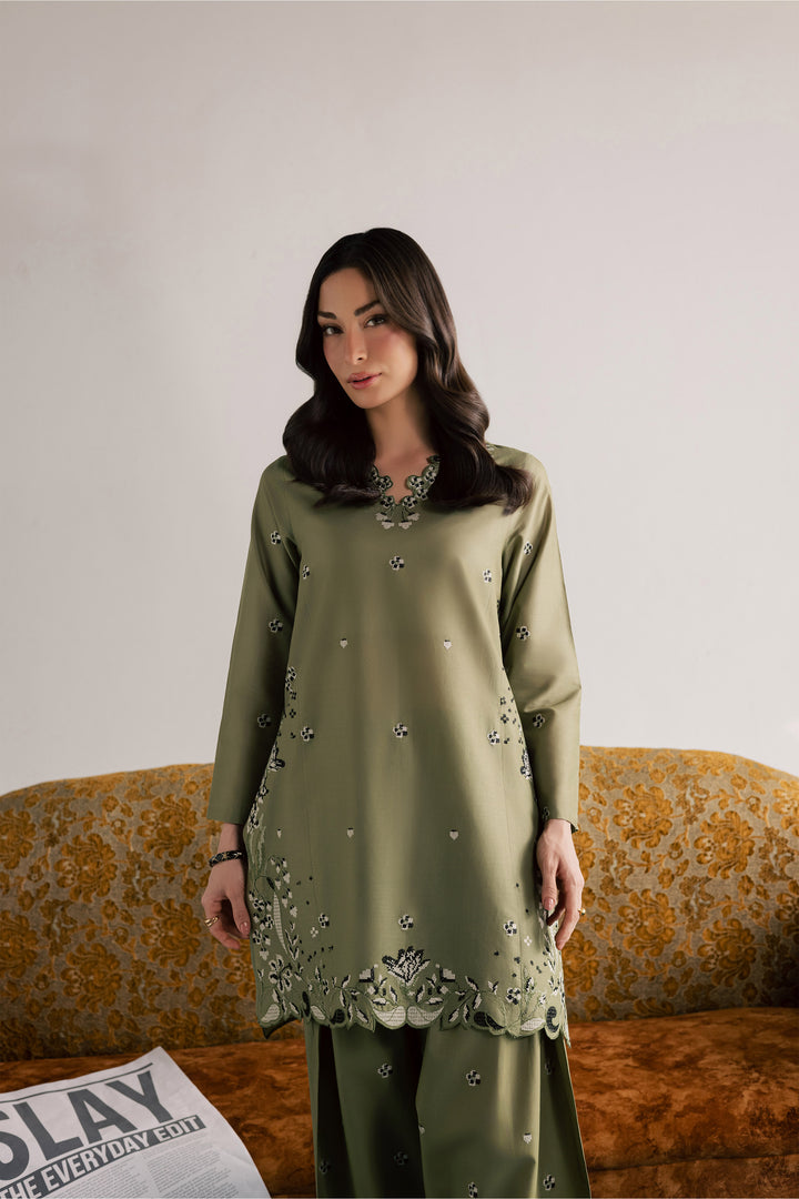 Nazni 2Pc - Embroidered Lawn Dress
