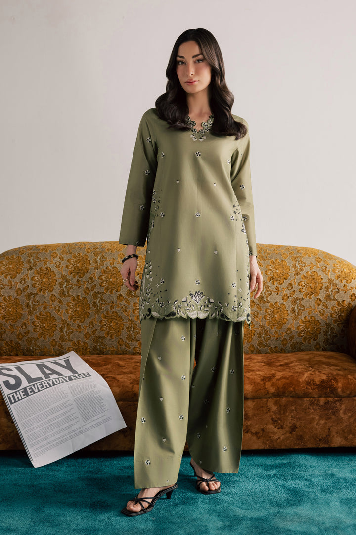 Nazni 2Pc - Embroidered Lawn Dress