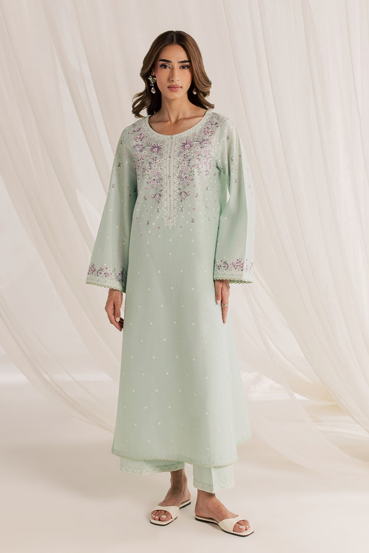 Pearl Harbor 2Pc - Embroidered Lawn Dress