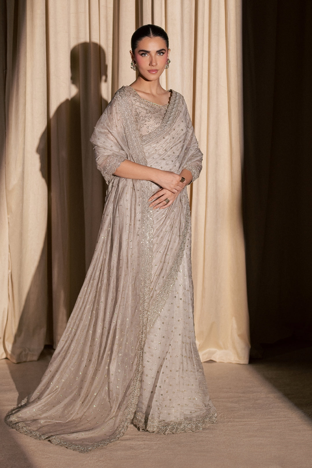 Khuwab Sarree 3Pc - Festive Luxe Pret