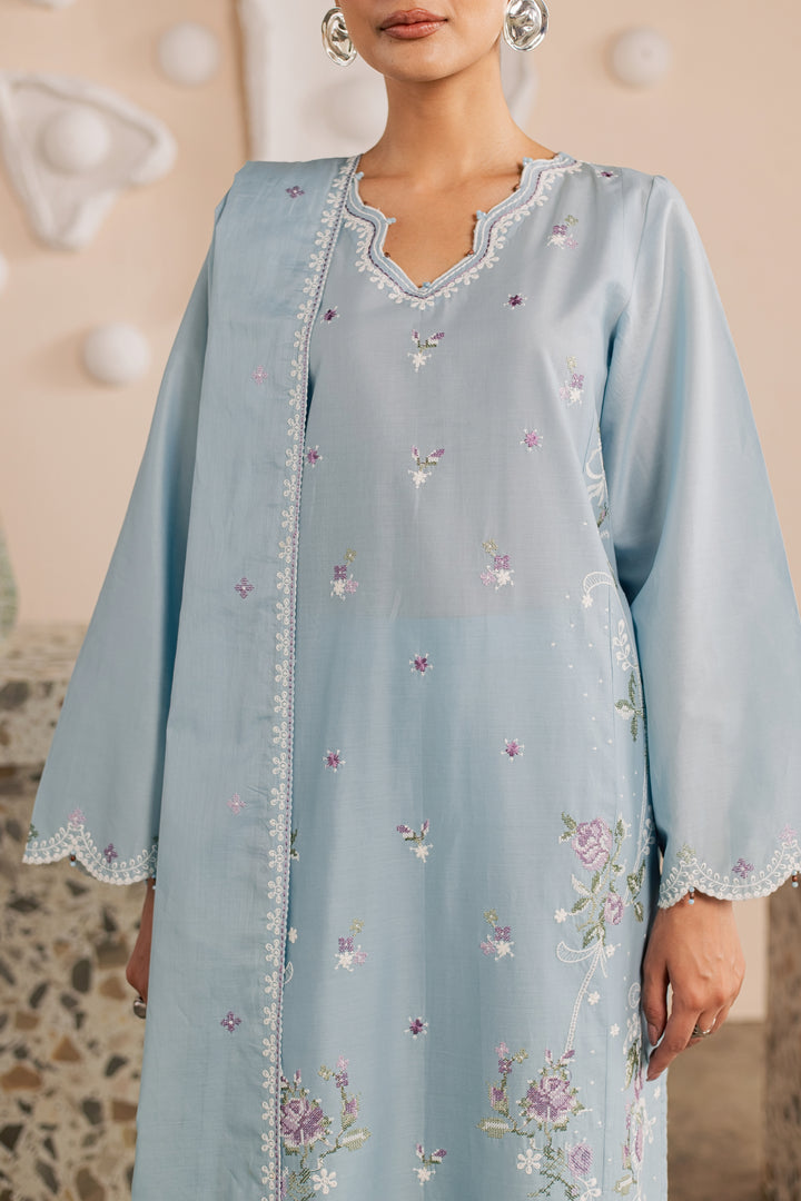 Minsk 3Pc - Embroidered Lawn Dress