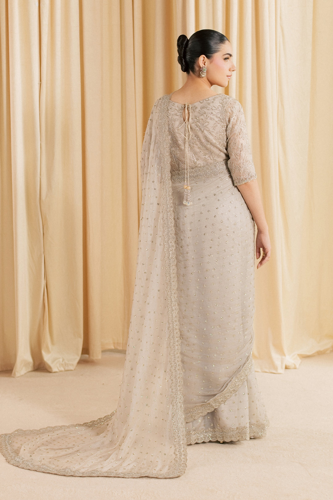 Khuwab Sarree 3Pc - Festive Luxe Pret