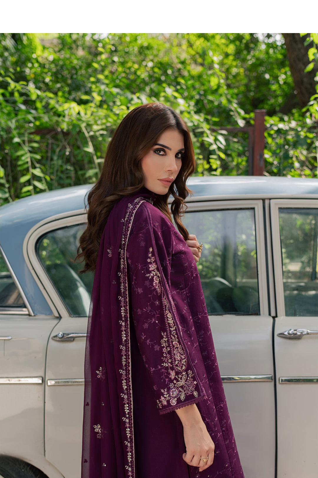 Niva 3Pc - Embroidered Khaddar Pret