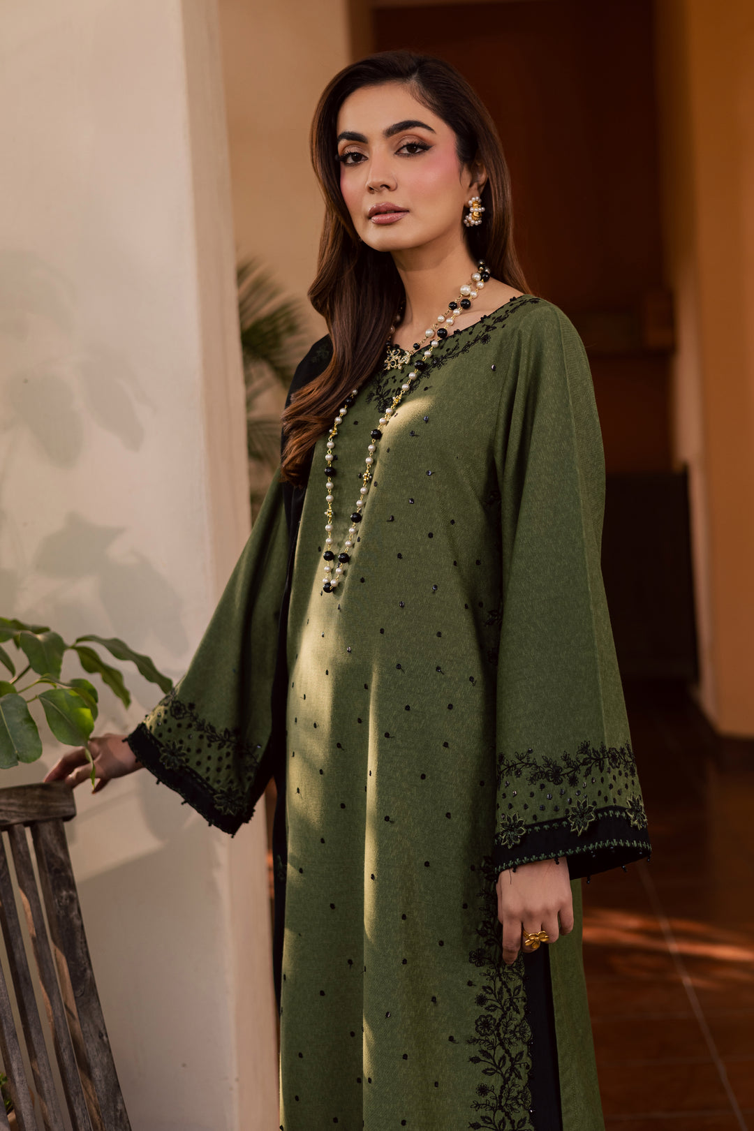 Record 3Pc - Embroidered Festive Pret