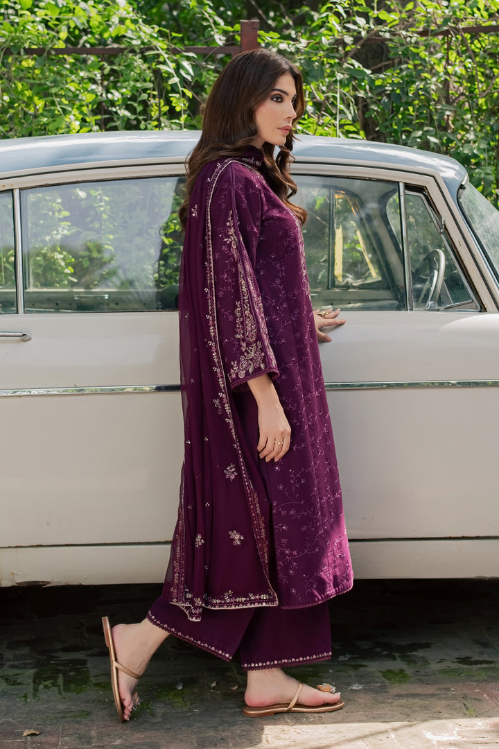 Niva 3Pc - Embroidered Khaddar Pret
