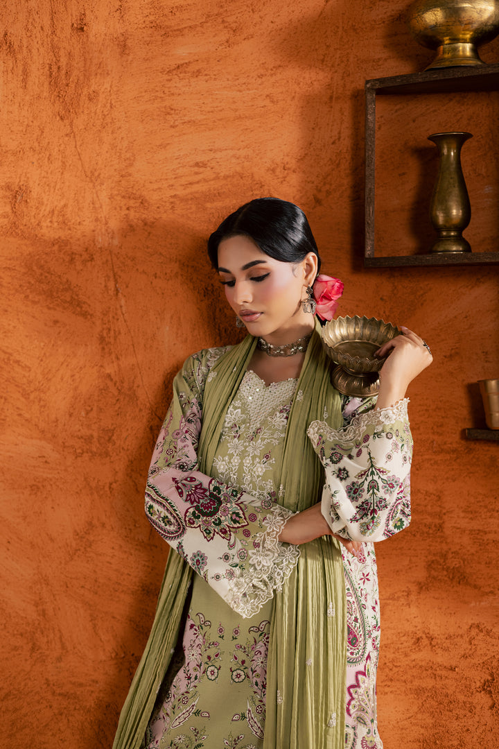 Margot 3Pc - Printed Lawn Dress