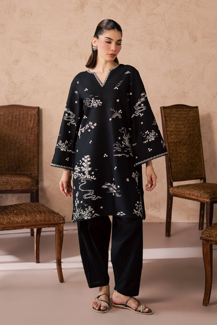 Elan 2Pc - Embroidered Lawn Dress