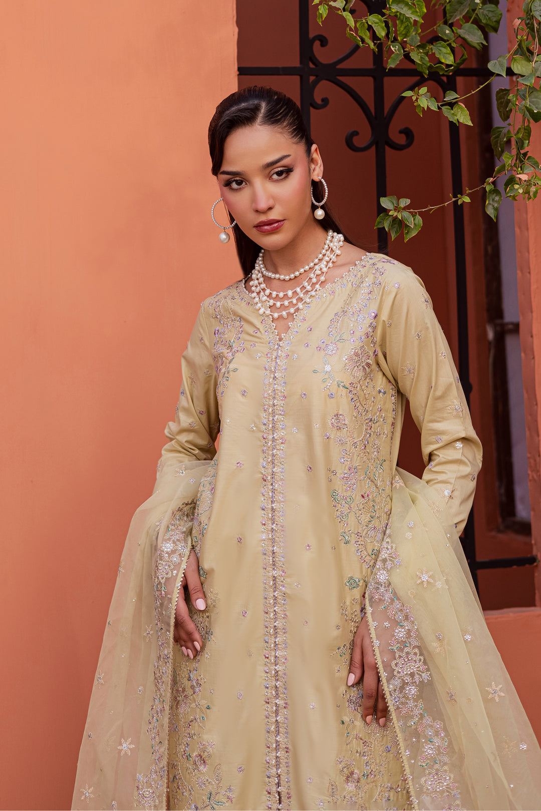 Felia 3Pc - Festive Embroidered Lawn