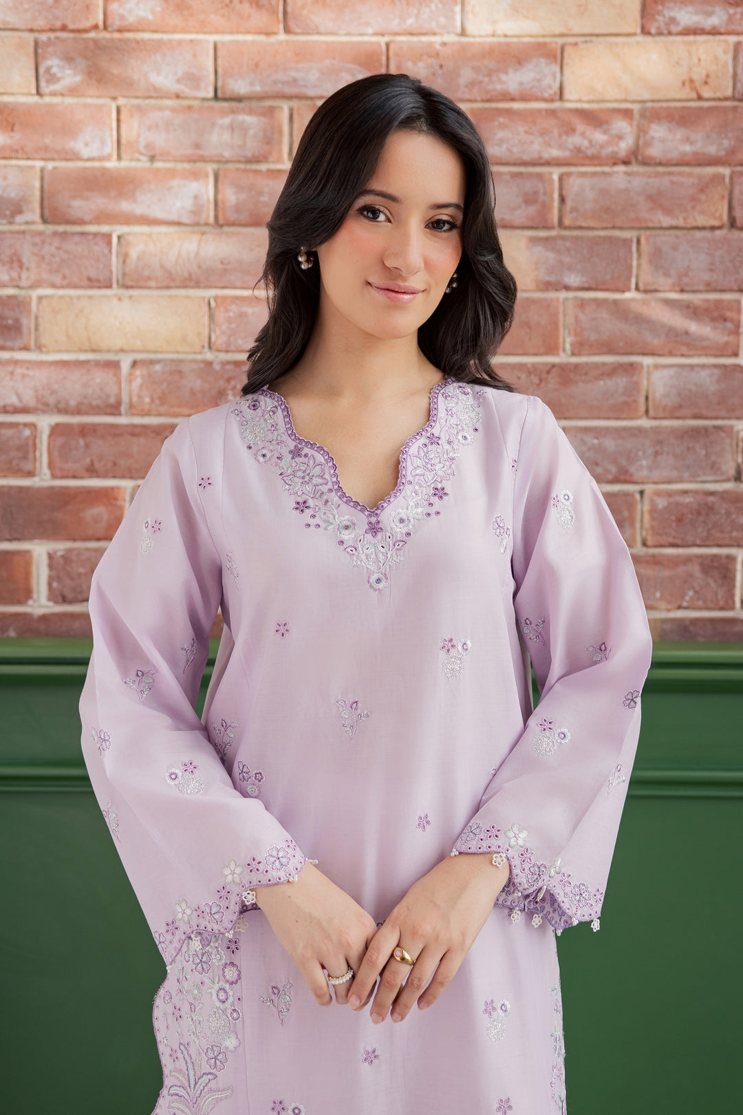 Fleura 2Pc - Embroidered Lawn Dress