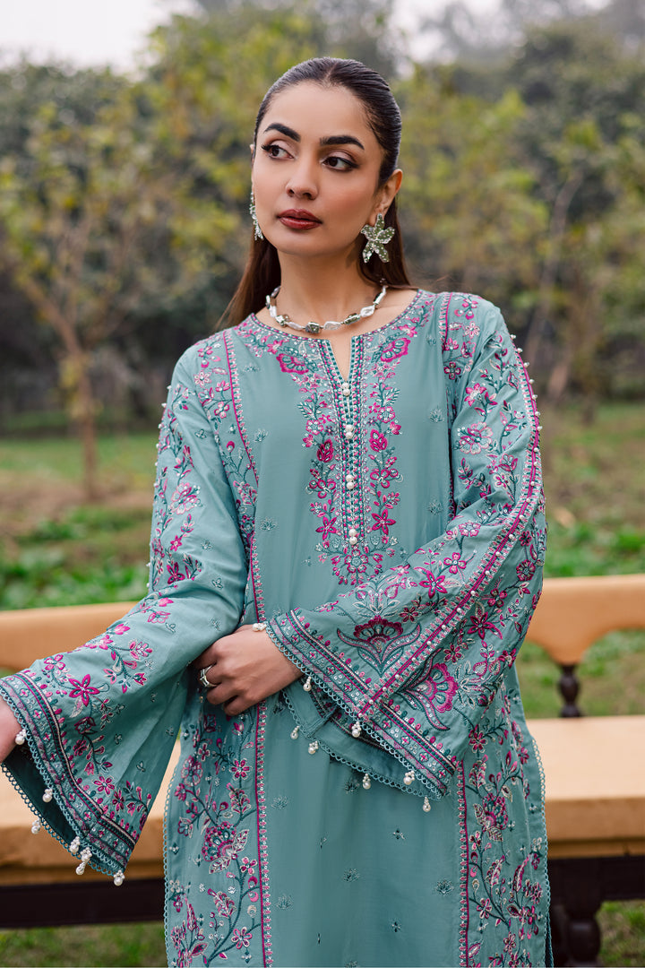 Khushbakht 2Pc - Festive Embroidered Lawn