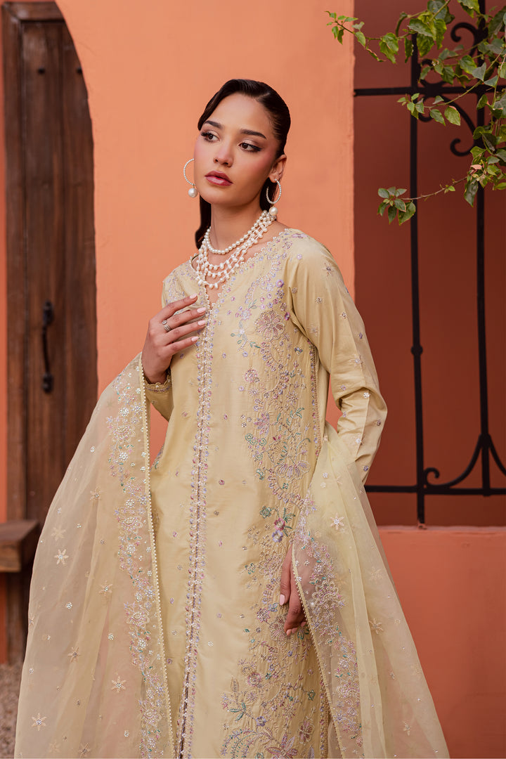 Felia 3Pc - Festive Embroidered Lawn