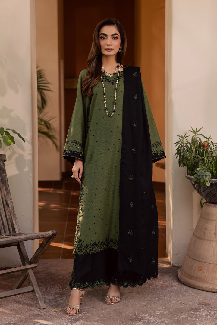 Record 3Pc - Embroidered Festive Pret