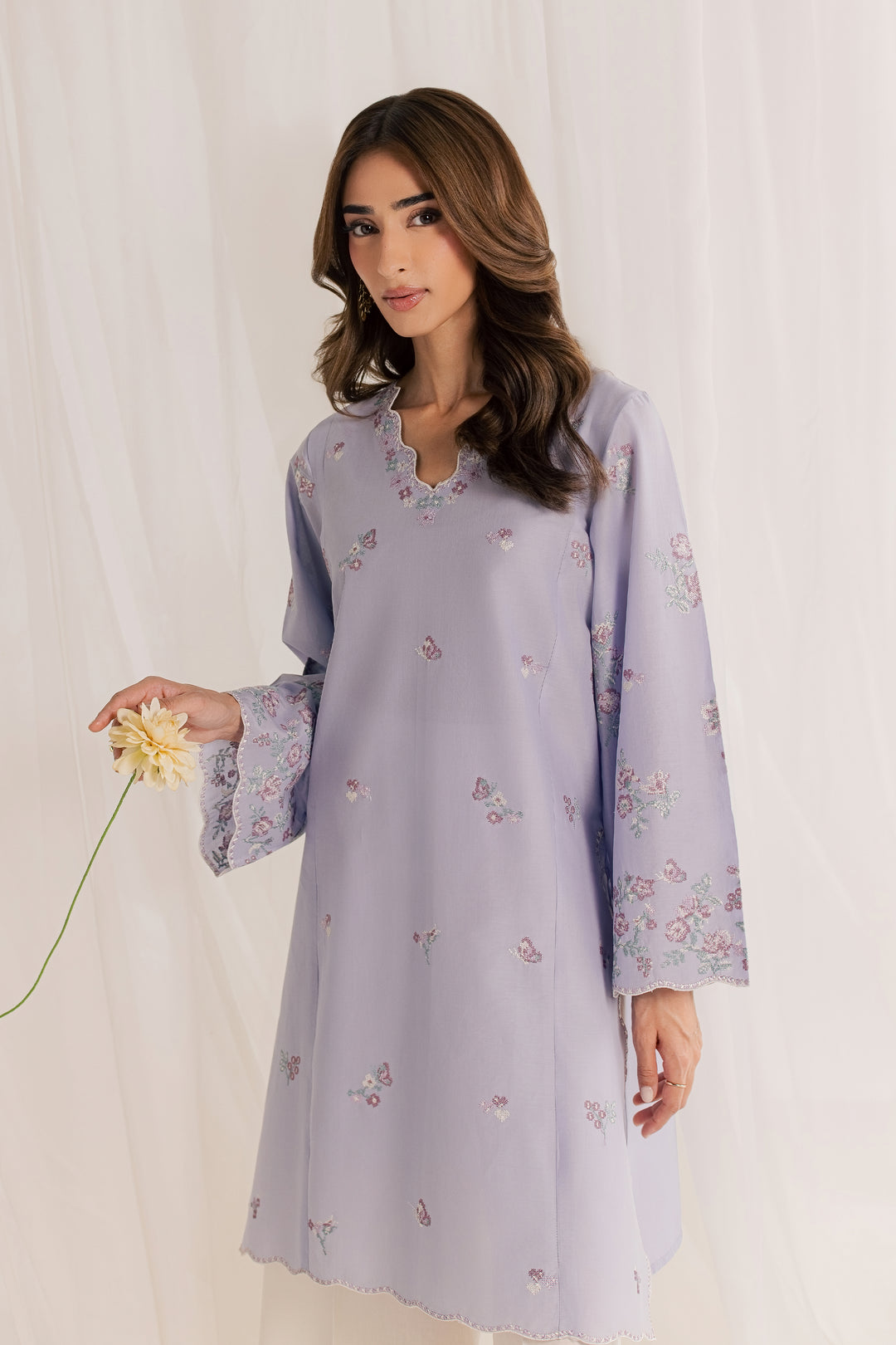 Phelia 2Pc - Embroidered Lawn Dress